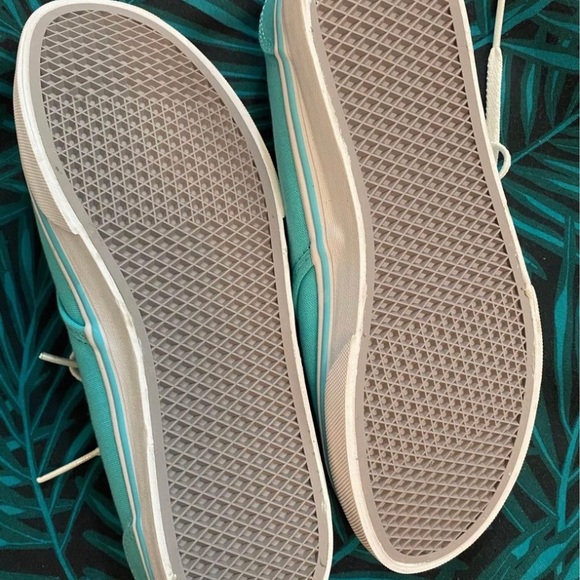 New! Teal low top Vans - Picture 5 of 8